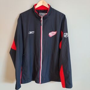 RBK Detroit Red Wings Windbreaker Jacket Size Large
